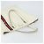 Gucci Borsa Tote GG Supreme in PVC pelle bianca e oro 152630 Auth bs31729 Bianco D'oro - vista 6