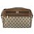 Borsa Sherry Line GG Supreme Web di GUCCI in PVC beige e oro 56 02 088 Auth ep12386 D'oro - vista 13
