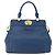 Borsa a mano Miu Miu in pelle 2 in 1 blu oro Auth 156133 D'oro - vista 13