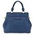 Borsa a mano Miu Miu in pelle 2 in 1 blu oro Auth 156133 D'oro - vista 2
