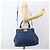 Borsa a mano Miu Miu in pelle 2 in 1 blu oro Auth 156133 D'oro - vista 25