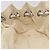Borsa a spalla CHANEL in tela bianca con cucitura a V e CC argento Auth gh1368 Bianco - vista 18