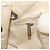 Borsa a spalla CHANEL in tela bianca con cucitura a V e CC argento Auth gh1368 Bianco - vista 20