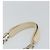 Borsa a spalla CHANEL in tela bianca con cucitura a V e CC argento Auth gh1368 Bianco - vista 8