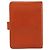 Cubierta de Planificador CHANEL Cuero Naranja Oro CC Auth fm4997 Dorado - vista 2