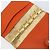 Cubierta de Planificador CHANEL Cuero Naranja Oro CC Auth fm4997 Dorado - vista 21