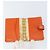 Cubierta de Planificador CHANEL Cuero Naranja Oro CC Auth fm4997 Dorado - vista 8