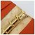 Cubierta de Planificador CHANEL Cuero Naranja Oro CC Auth fm4997 Dorado - vista 9