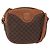 Céline Borsa a Spalla in Tela Macadam CELINE in Pelle PVC Marrone Oro Auth 156702 D'oro