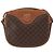 Céline Borsa a Spalla in Tela Macadam CELINE in Pelle PVC Marrone Oro Auth 156702 D'oro - vista 13
