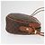 Céline Borsa a Spalla in Tela Macadam CELINE in Pelle PVC Marrone Oro Auth 156702 D'oro - vista 3