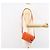 LOUIS VUITTON Taurillon Clemence Steamer Bolsa Cartera Usable Naranja Auth 156540 - vista 23