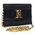Borsa a Spalla Salvatore Ferragamo in Pelle Blu Navy Oro Auth 156321 D'oro