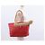 Fendi Borsa Tote Celeria in pelle rossa e oro Auth ka885 Rosso D'oro - vista 24
