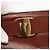 Bolsa Tote Vala de Couro Marrom e Ouro Auth BA8853 da Salvatore Ferragamo - vista 10