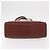 Bolsa Tote Vala de Couro Marrom e Ouro Auth BA8853 da Salvatore Ferragamo - vista 5