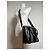 Vintage Courreges Paris 2-Wege Monogramm Handtasche Schwarz Weiß - Ansicht 5