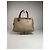 Triomphe Céline Vintage Celine Leder Monogramm Handtasche Beige Braun - Ansicht 10