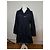Vintage Courreges Polyester Kurzmantel Marineblau 38/M