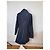 Vintage Courreges Polyester Kurzmantel Marineblau 38/M - Ansicht 3