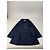 Vintage Courreges Polyester Kurzmantel Marineblau 38/M - Ansicht 4
