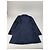 Vintage Courreges Polyester Kurzmantel Marineblau 38/M - Ansicht 7