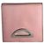Vintage Dior Leather Polyester Wallet Purple pink