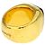 Chanel Vintage Square CC Ring Resin Golden - view 2
