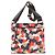 Borsa a spalla in tela con stampa camouflage Prada Rosso Beige Blu navy