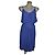 Abito midi Alberta Ferretti blu viola viscosa Viola scuro