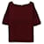 Bordeaux gestrickter Wollpullover von Hermès - 2000er  - Ansicht 1