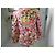 Autre Marque Conjunto de blazer e calça Manigance floral em algodão Multicor - vista 8