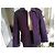 Autre Marque Traje de chaqueta y falda Strenesse púrpura acolchado Morado oscuro - vista 3