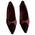 Sergio Rossi Heels Pink Deerskin Brown Crocodile Effect