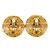 Orecchini Chanel 31 RUE CAMBON D'oro Metallico - vista 3