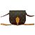 Borsa a Spalla Cartouchiere Monogram Louis Vuitton Metallico Bronzo