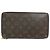 Louis Vuitton Monogram Reise Organizer Lang Wallet Braun