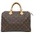 Borsa Boston Monogram Speedy Louis Vuitton Marrone