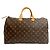 Borsa Boston in pelle Monogram Speedy di Louis Vuitton Marrone - vista 2