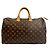 Borsa Boston in pelle Monogram Speedy di Louis Vuitton Marrone - vista 4