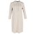 Vestido midi con cuello mandarín Escada en triacetato beige