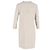 Vestido midi con cuello mandarín Escada en triacetato beige - vista 3