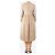 Ganni Beige Pünktchen-Midikleid - Größe - Ansicht 2
