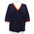 Timeless Chanel P59183K07742 Kaschmir Strick Rot Blau Marineblau