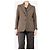 Aime Braune Tweed-Wolljacke - Größe UK 8