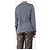 Brunello Cucinelli Graue Seidenbluse - Größe L - Ansicht 2