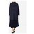 Autre Marque Navy Kapuzen-Dufflecoat - Größe UK 12 Marineblau