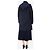 Autre Marque Navy Kapuzen-Dufflecoat - Größe UK 12 Marineblau - Ansicht 2