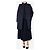 Autre Marque Navy Kapuzen-Dufflecoat - Größe UK 12 Marineblau - Ansicht 3