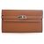 Portafoglio Longo Kelly Epsom Marrone Hermès